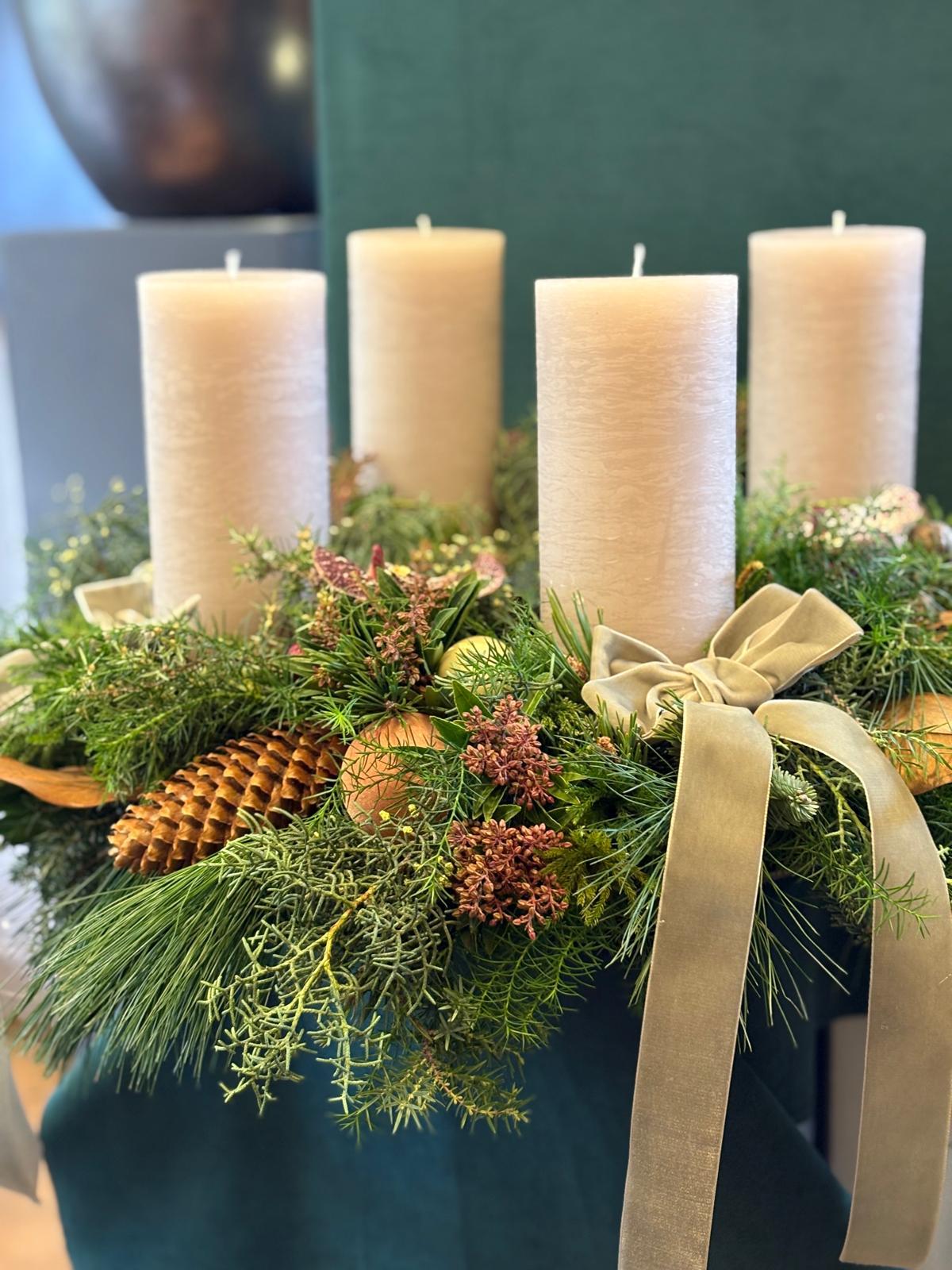 Corona di Natale naturale