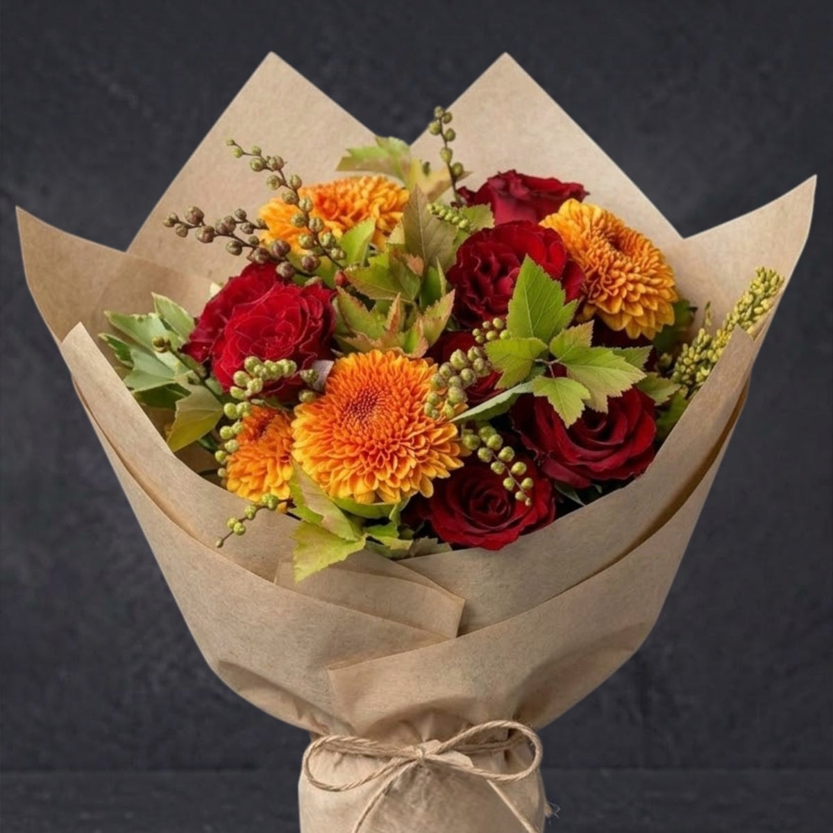 Bouquet di fiori in Autunno