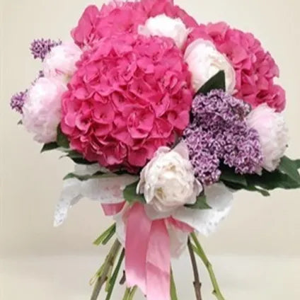 Bouquet Festa della Mamma Ortensie e Peonie