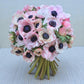 Bouquet con anemoni rosa
