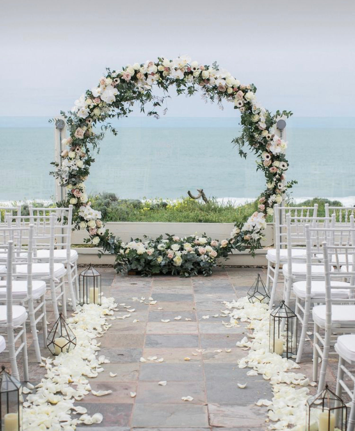 Cerchio floreale matrimonio