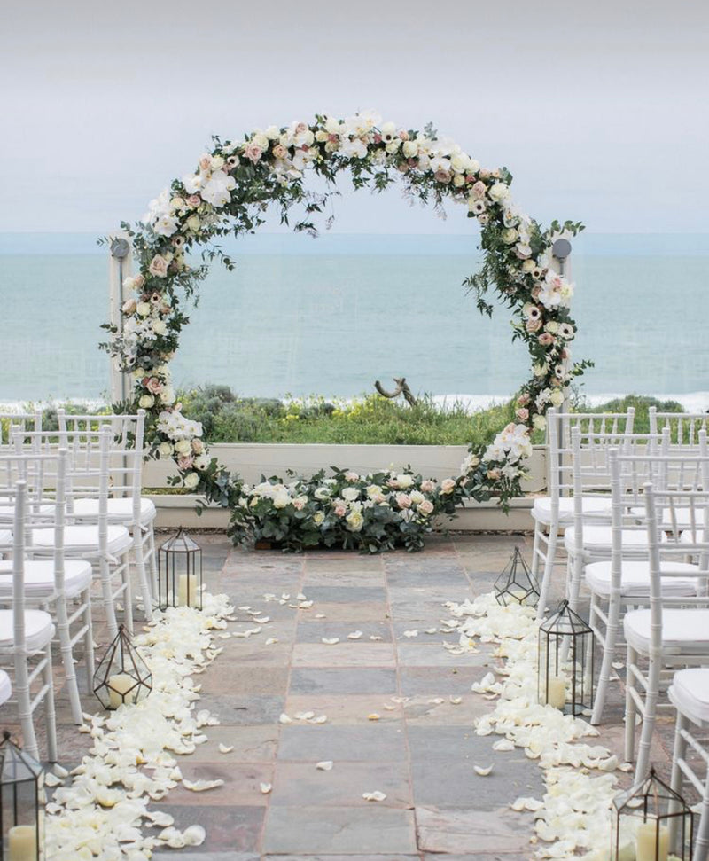 Cerchio floreale matrimonio