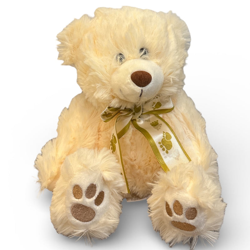 Orsetto peluche crema  altezza 21cm seduto