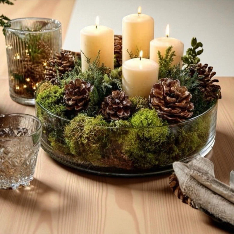 Centrotavola con candele