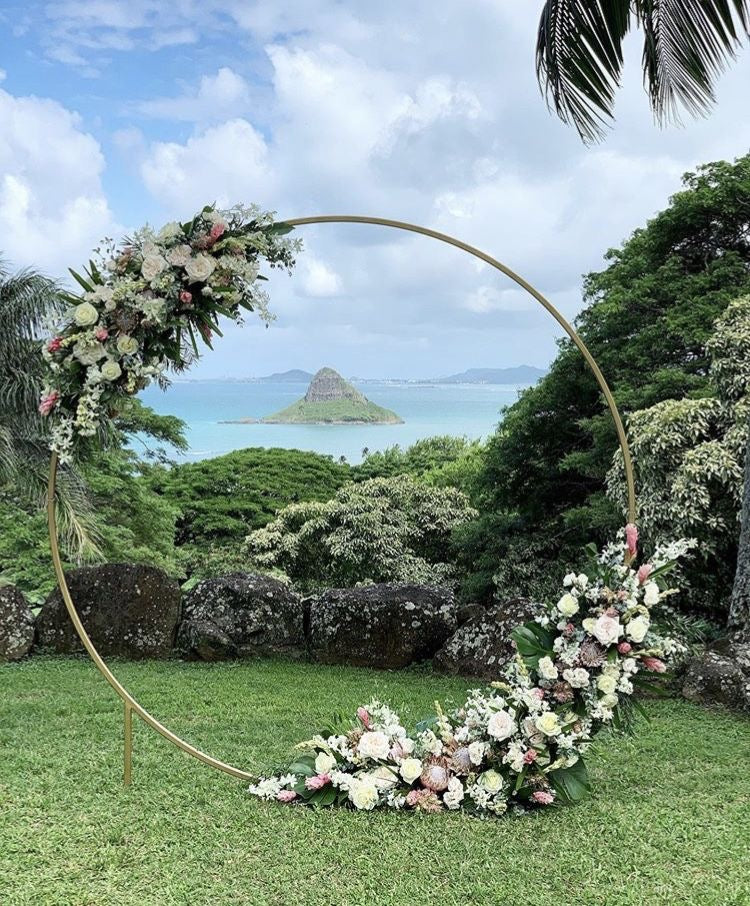Cerchio floreale matrimonio