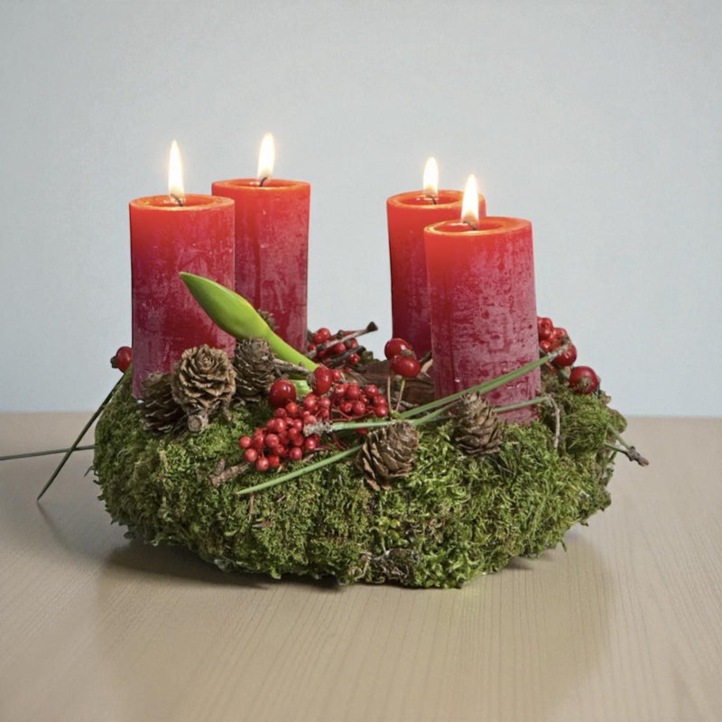 Corona  Avvento di muschio