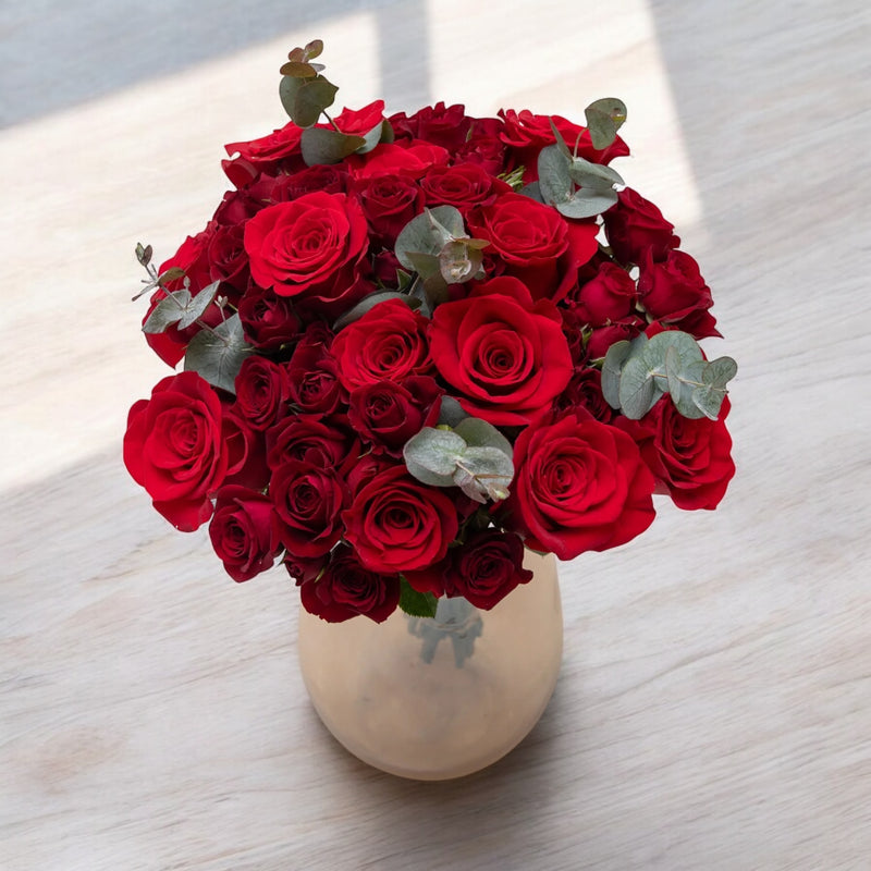 Bouquet di rose e roselline