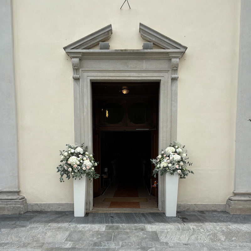 Composizioni matrimonio esterno chiesa