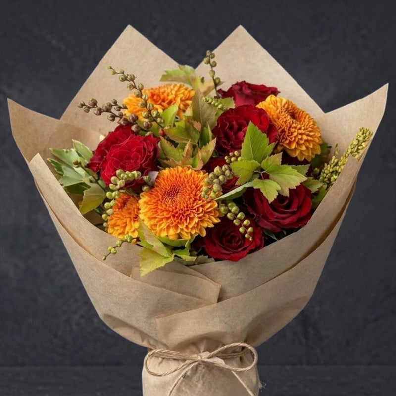 Bouquet di fiori in Autunno