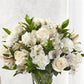 Bouquet Primavera di rose, peonie, alstromerie e verde decorativo