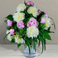 Bouquet Festa della Mamma di 18 Peonie mix e verde decorativo