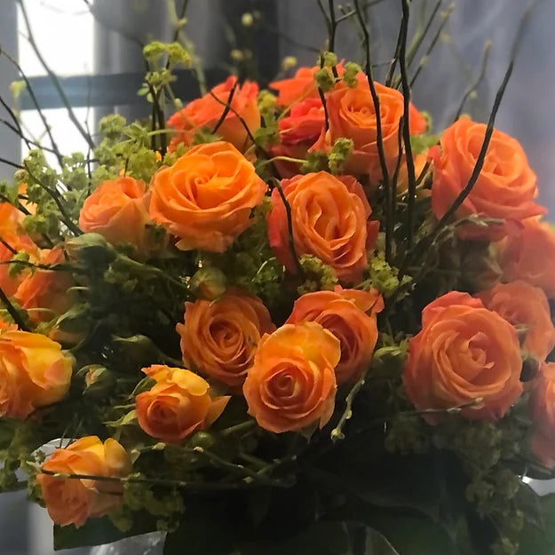 Bouquet di Roselline colore arancio