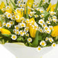 Bouquet per la Festa della Donna con tulipani e margheritine