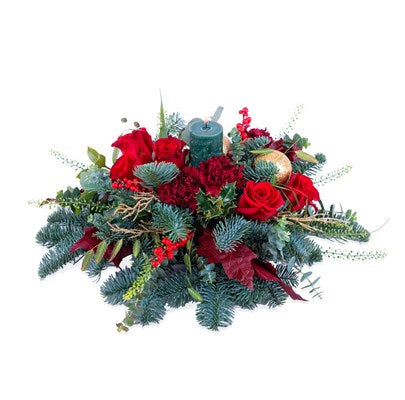 Decorazione Natalizia con candela